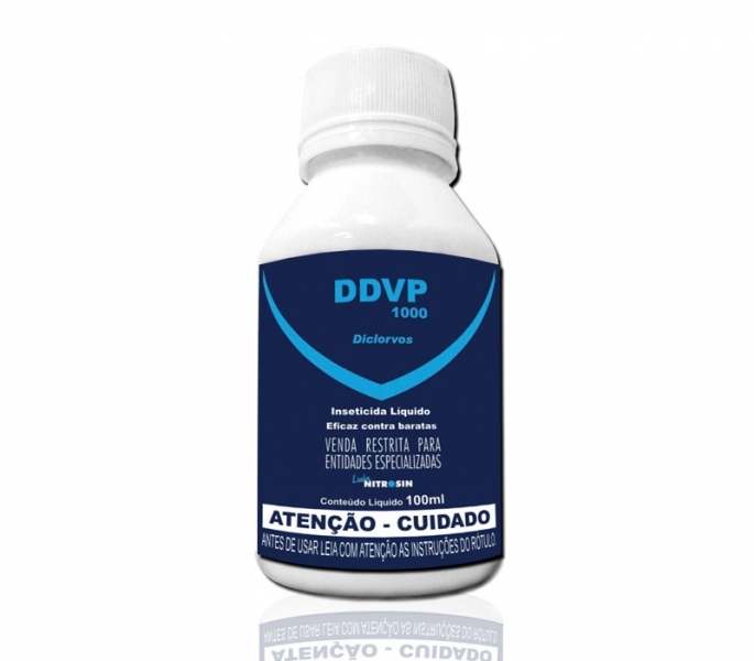 O D.D.V.P. 1000 é um inseticida eficaz para o controle de insetos e ácaros. 